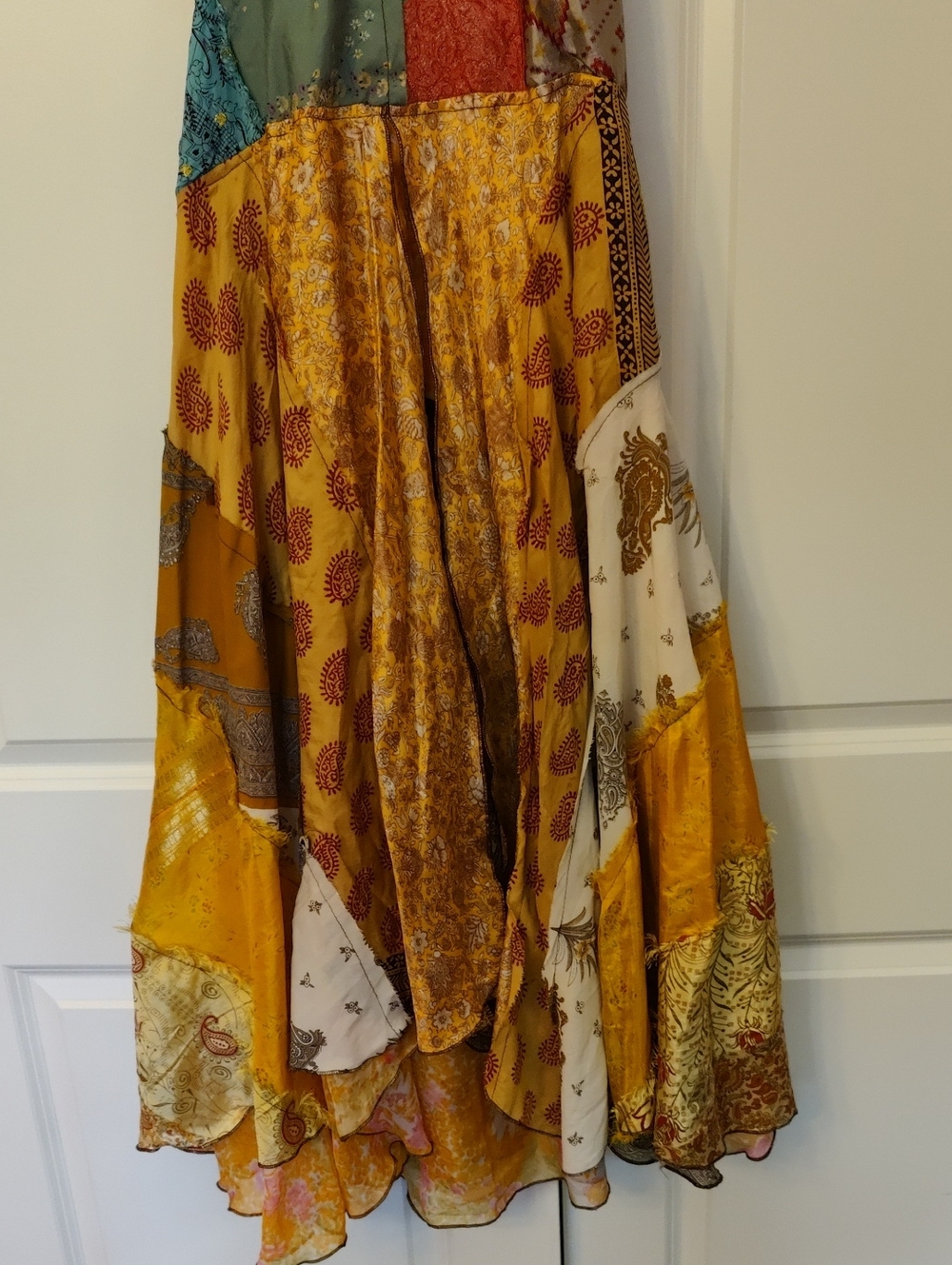 Unbranded Patchwork Halter Dress - Picture 2 of 15